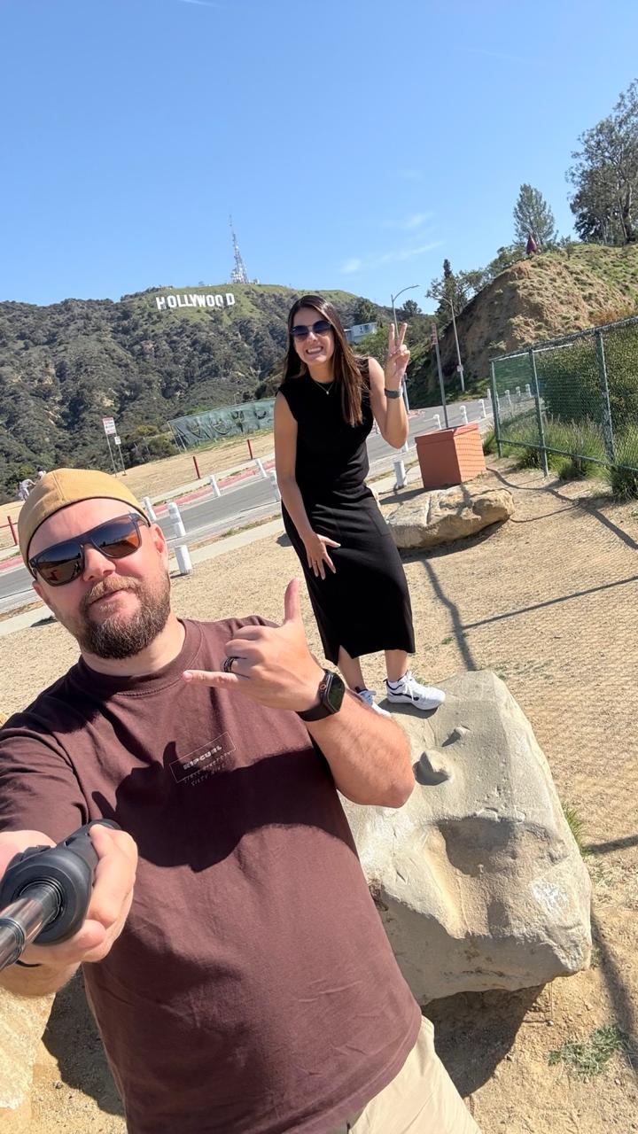 Alessandro e Camila em Hollywood
