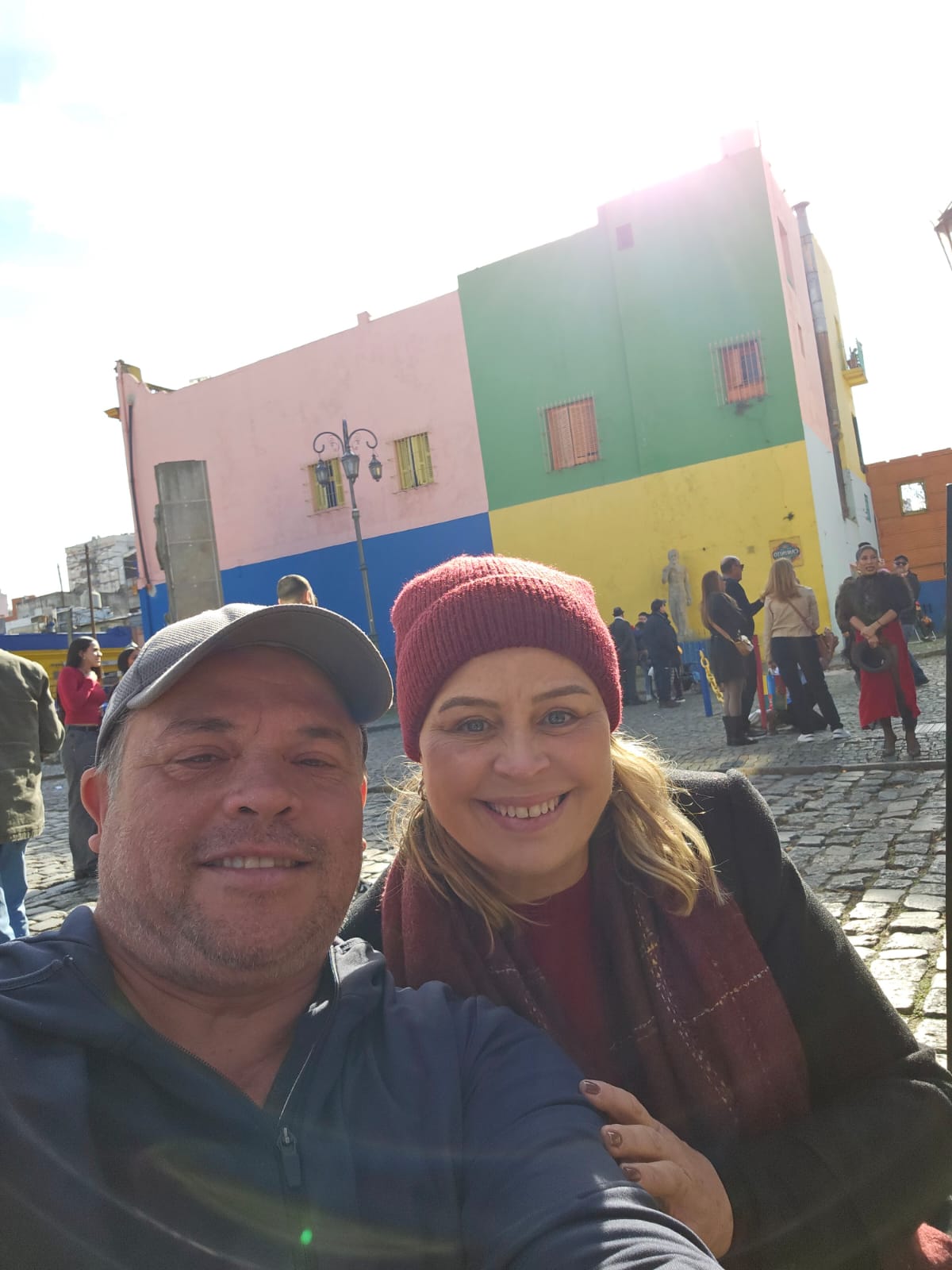 Rafael e Daniela em Caminito